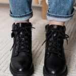 Blowfish Kinsley Wedge Booties- Black