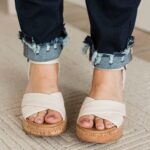 Blowfish Barbados Wedge Sandals- Bone