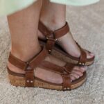 Corky’s Don’t Tempt Me Wedge Sandals- Cognac
