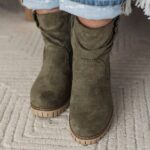 Very G Demi Boots- Khaki