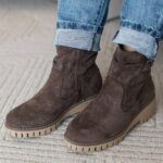 Vintage Taupe Boots